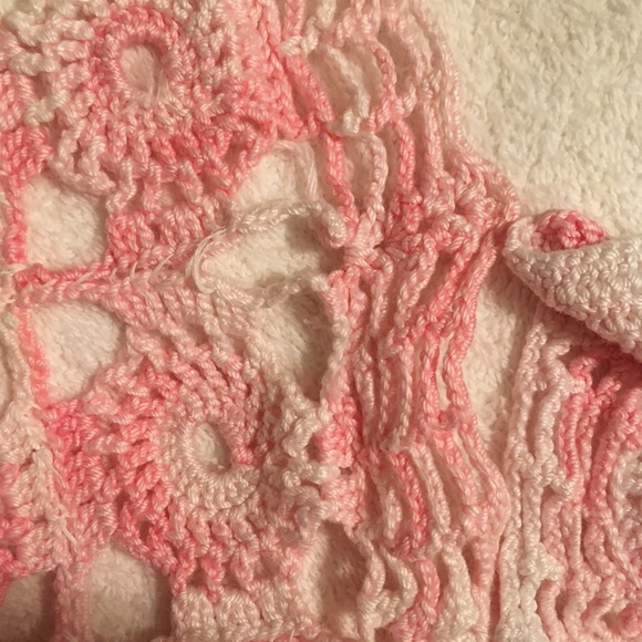 Set of 2. vintage handmade crocheted doilies. Fair - Picture 2 of 2